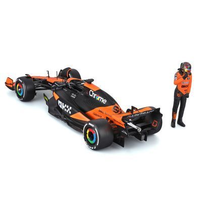 Автомодель з фігуркою - MCLAREN MCL38 (1:24) 18-28040 фото