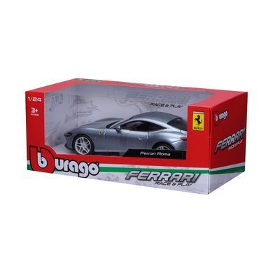 Автомодель - Ferrari Roma (асорті сірий металік, червоний металік, 1:24) 18-26029 фото