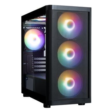 Zalman Корпус Zalman M4 SE без БП, 1xUSB3.0, 2xUSB2.0, 6x120мм FRGB, VGA 320мм, LCS ready, TG Side Panel, mATX, чорний M4SEBLACK фото