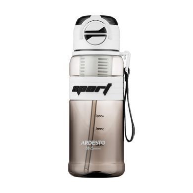 ARDESTO Пляшка для води ARDESTO Urban 850мл, пластик, білий