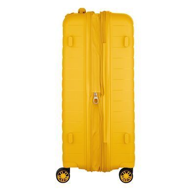 2E Suitcase Middle, Aero, polypropylen, 63/78 L, TSA, 4 wheels, EXP, amber yellow 2E-SPP-AERO-M-AY фото