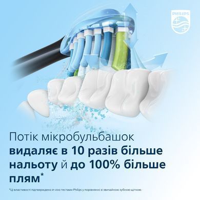 Philips Щетка зубная электр. Sonicare DiamondClean 9000 Series, 62т. колеб/мин, насадок-1, футляр, Bluetooth, черный HX9911/88 фото