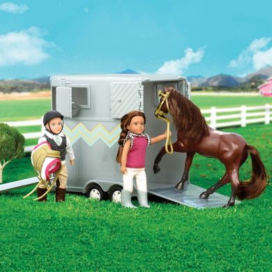 Транспорт для ляльок LORI Трейлер для коня LO37020Z фото