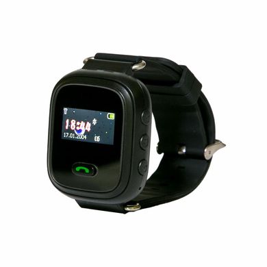 Детские телефон-часы с GPS трекером GOGPS ME K11 Черные K11BK фото