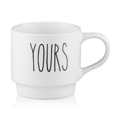 ARDESTO Set of mugs with stand, 4pcs, 320ml, ceramic, metal, white AR3095S фото