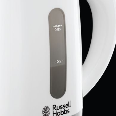 Russell Hobbs Електрочайник Travel 0.85л, пластик, білий 23840-70 фото