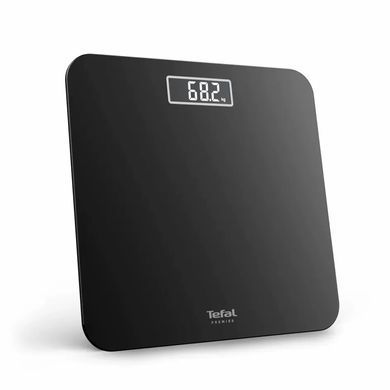 Tefal Ваги Tefal підлогові Premiss, 160кг, AAAx2 в комплекті, скло, чорний PP1800V0 фото