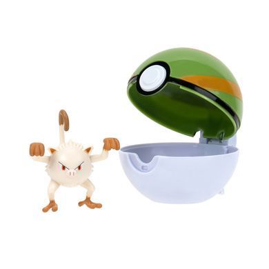 Игровой набор POKEMON W14 - МАНКИ В ПОКЕБОЛЕ (игровая фигурка, покебол) PKW3136 фото