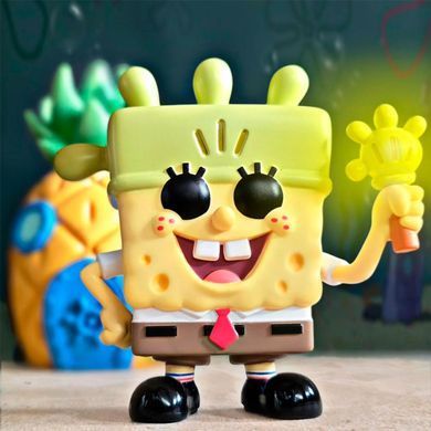 Ігрова фігурка FUNKO POP! серії "Губка Боб Квадратні Штани" - ГУБКА БОБ З РУКАВИЧКОЮ-ЛІХТАРИКОМ 75734 фото