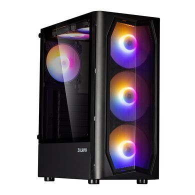 Zalman Корпус N4 Rev.1, без БП, 1xUSB3.0, 2xUSB2.0, 3x140mm RGB, 3x120mm RGB, TG Side Window, ATX, черный N4REV.1 фото