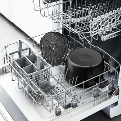 Tefal Мультиварка-скороварка Tefal Multicook Actifry, 1334Вт, чаша-6л, сенсорное управл., 14 програм, металл/пластик, черный MY741CF1 фото