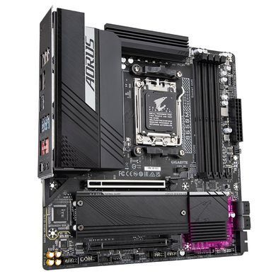 Gigabyte Материнская плата B650M AORUS ELITE sAM5 B650 4xDDR5 M.2 HDMI DP mATX B650M_AORUS_ELITE фото