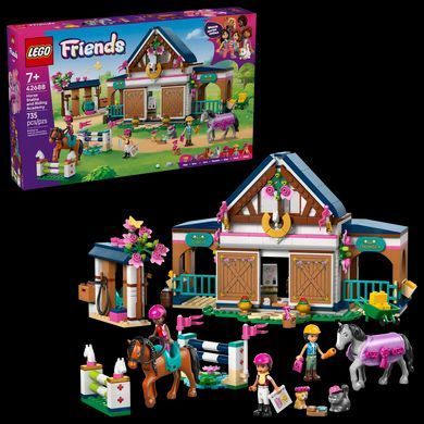 LEGO Конструктор LEGO Friends Кінна стайня і академія верхової їзди 42688 фото