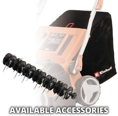 Einhell Аератор-скарифікатор акумуляторний GE-SC 36/35 Li - Solo 36В 35см безщітковий ножи 16шт 9.94кг (без АКБ та ЗП) 3420680 фото