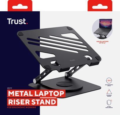 Trust Підставка для ноутбука Trust Zeff Metal, до 16", сірий 25482_TRUST фото