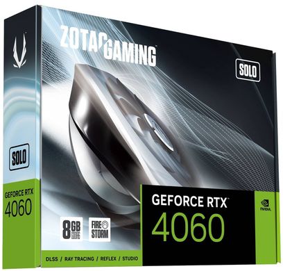 Zotac Відеокарта GeForce RTX 4060 8GB GDDR6 Solo ZT-D40600G-10L фото