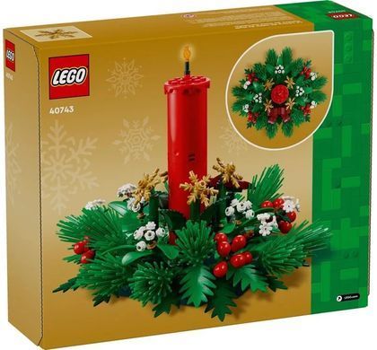 LEGO Конструктор LEGO Iconic Декор для різдвяного столу 40743 фото