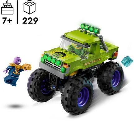 LEGO Конструктор Super Heroes Вантажівка Халка проти Таноса 76312 фото