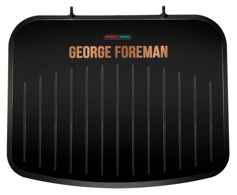 Гриль George Foreman 25811-56 Fit Grill Copper Medium, 1630 Вт, антипригарное покрытие, черный\медь 25811-56 фото