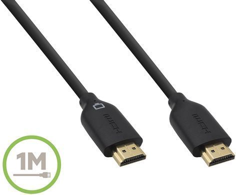 Belkin Кабель HDMI (AM/AM) High Speed Ethernet 1m, 4K/Ultra HD, Gold-Plated F3Y021BT1M фото