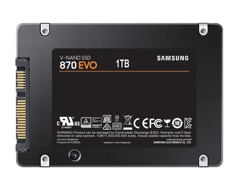 Samsung Накопичувач SSD 2.5" 1TB SATA 870EVO MZ-77E1T0B/EU фото