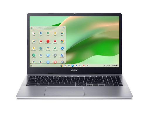 Acer Ноутбук Chromebook CB315-5H 15" FHD IPS, Intel C N100, 8GB, F128GB, UMA, ChromeOS, сріблястий NX.KPPEU.001 фото