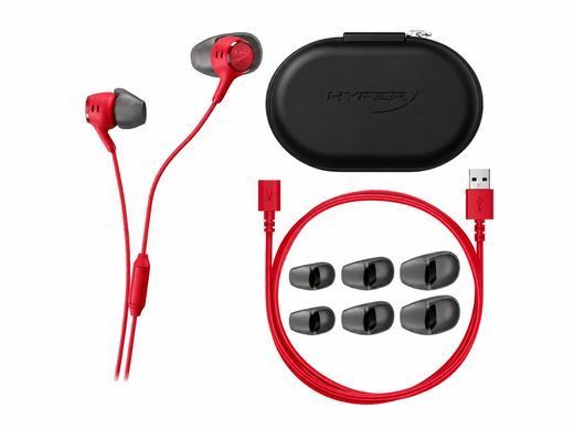 HyperX Гарнітура ігрова HyperX Cloud Earbuds III S, USB-C, червоний BN7S2AA фото