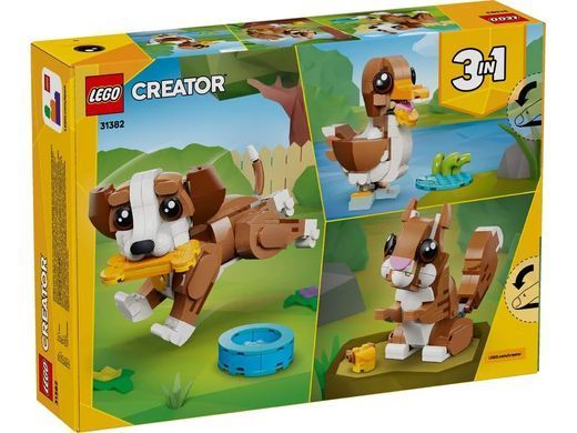 LEGO Конструктор LEGO Creator Чарівні тварини: грайливе цуценя 31382 фото