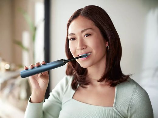 Philips Щетка зубная электр. Sonicare DiamondClean 9000 Series, 62т. колеб/мин, насадок-1, футляр, Bluetooth, черный HX9911/88 фото