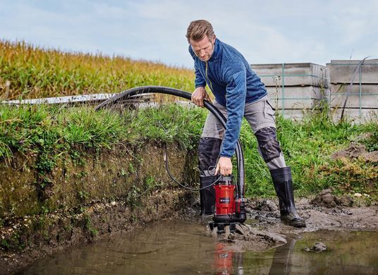 Einhell Насос дренажний GE-DP 900 Cut, 900Вт, 16000 л&middot;год, вис. под. 11.5м, занурення 7м, 12.8кг 4181550 фото