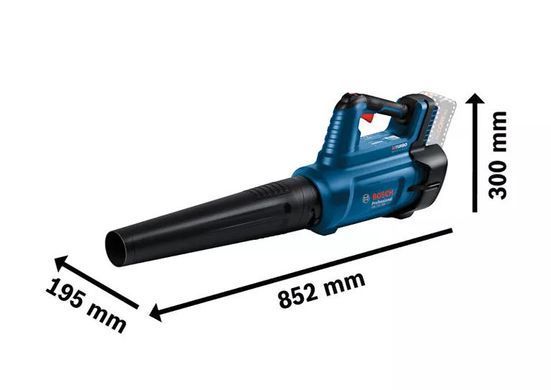 Bosch Повітродув садовий акумуляторний AdvancedLeafBlower 18В-750 198 км/год 2.8кг без АКБ і ЗП 0.600.8D2.000 фото