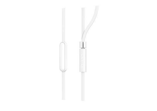 Philips TAE1105[Наушники In-ear TAE1105 3.5 mini-jack, Mic, Белый] TAE1105WT/00 фото