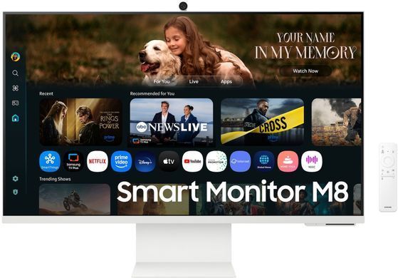 Samsung Монітор Samsung 32"S32FM803 2xHDMI, USB, Bluetooth, MM, VA, 3840x2160, 4ms LS32FM803UIXUA фото
