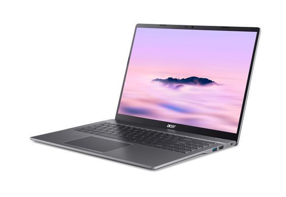 Acer Ноутбук Acer Chromebook Plus CB516-1H 16" WUXGA IPS, Intel i5-1334U, 16GB, F512GB, UMA, ChromeOS, сірий NX.JCLEU.003 фото