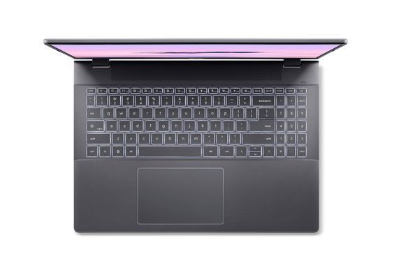 Acer Ноутбук Acer Chromebook Plus CB516-1H 16" WUXGA IPS, Intel i5-1334U, 16GB, F512GB, UMA, ChromeOS, сірий NX.JCLEU.003 фото
