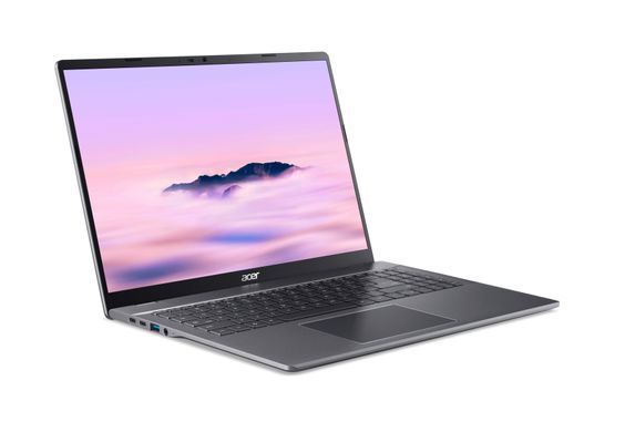 Acer Ноутбук Acer Chromebook Plus CB516-1H 16" WUXGA IPS, Intel i5-1334U, 16GB, F512GB, UMA, ChromeOS, сірий NX.JCLEU.003 фото