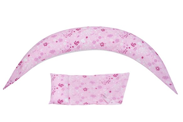 Подушка для вагітних і для годування Nuvita 10 в 1 DreamWizard Рожева NV7100PINK фото