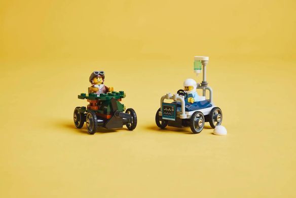LEGO Конструктор City &laquo;Самолет против больничной кровати&raquo; Набіо для перегонов 60459 фото