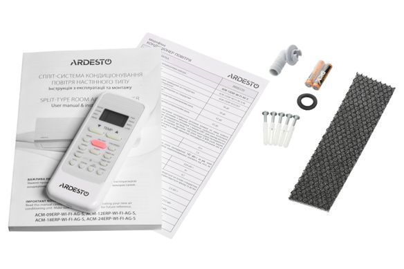 ARDESTO Кондиционер ACM-09INV-R32-WF-AG-S, 25 м2, инвертор, A++/A+, до -15&deg;С, Wi-Fi, R32, белый