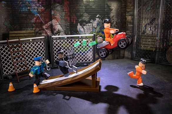 Игровой набор Roblox Environmental Set Jailbreak:Great Escape W5, 4 фигурки и аксессуары ROB0216 фото