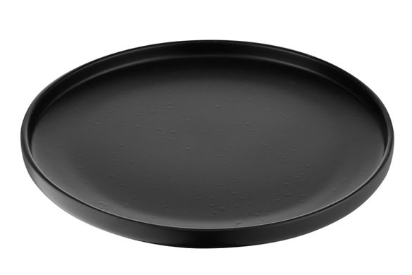 Тарілка обідня Ardesto Trento, 26,5 см, чорна, кераміка AR2926TB фото