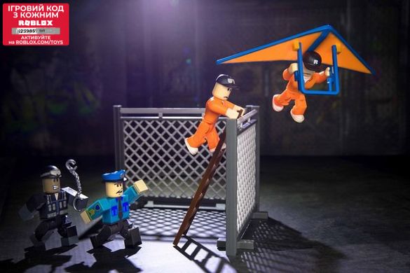 Ігровий набір Roblox Environmental Set Jailbreak: Great Escape W5, 4 фігурки та аксесуари ROB0216 фото