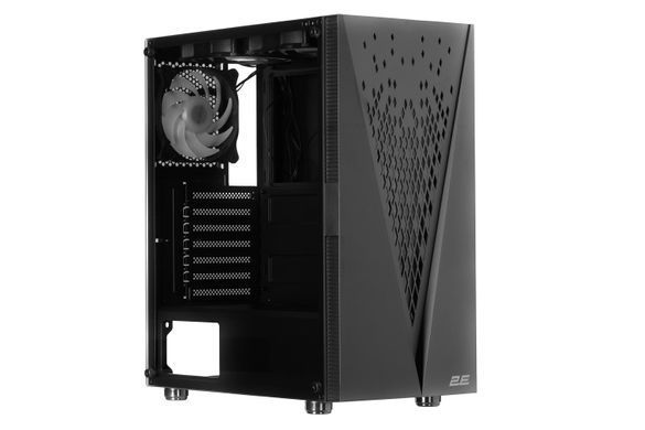 Корпус 2E Gaming Galaxy G2055, без БЖ, 1xUSB 3.0, 2xUSB 2.0, 3x120mm ARGB, ARGB strip, TG Side Panel, ATX, чорний 2E-G2055 фото