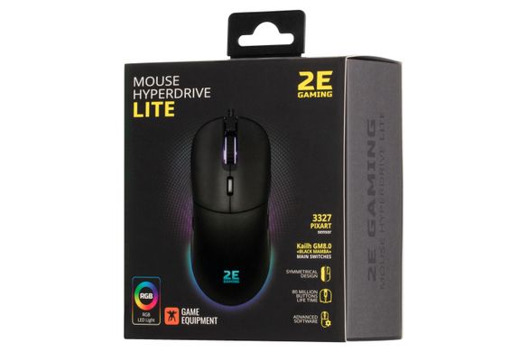 2E Gaming Миша HyperDrive Lite, RGB Black 2E-MGHDL-BK фото
