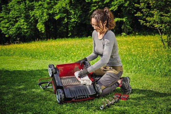 Einhell Аератор-скарифікатор акумуляторний GE-SC 36/35 Li - Solo 36В 35см безщітковий ножи 16шт 9.94кг (без АКБ та ЗП) 3420680 фото