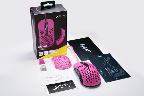 Миша Xtrfy M42 RGB USB Pink XG-M42-RGB-PINK фото