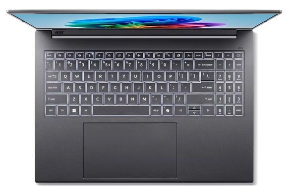 Acer Ноутбук Acer Aspire 16 A16-52M 16" WUXGA IPS, Intel U7-256V, 16GB, F512GB, UMA, Win11, сірий NX.JLSEU.002 фото