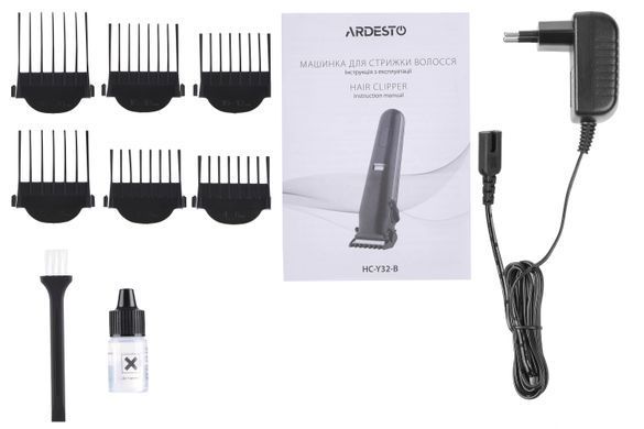 Машинка для стрижки Ardesto HC-Y32-B/5 Вт/черный/Цифровая индикация заряда HC-Y32-B фото