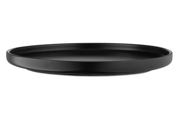 Тарілка обідня Ardesto Trento, 26,5 см, чорна, кераміка AR2926TB фото