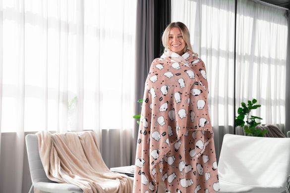ARDESTO Плед Flannel, 160х200см, котики, 100% полиэстер